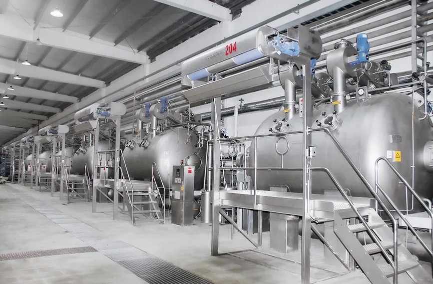 Exhaust Dyeing machine